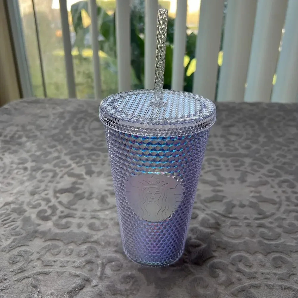 Starbucks Silver White Tumbler 16oz